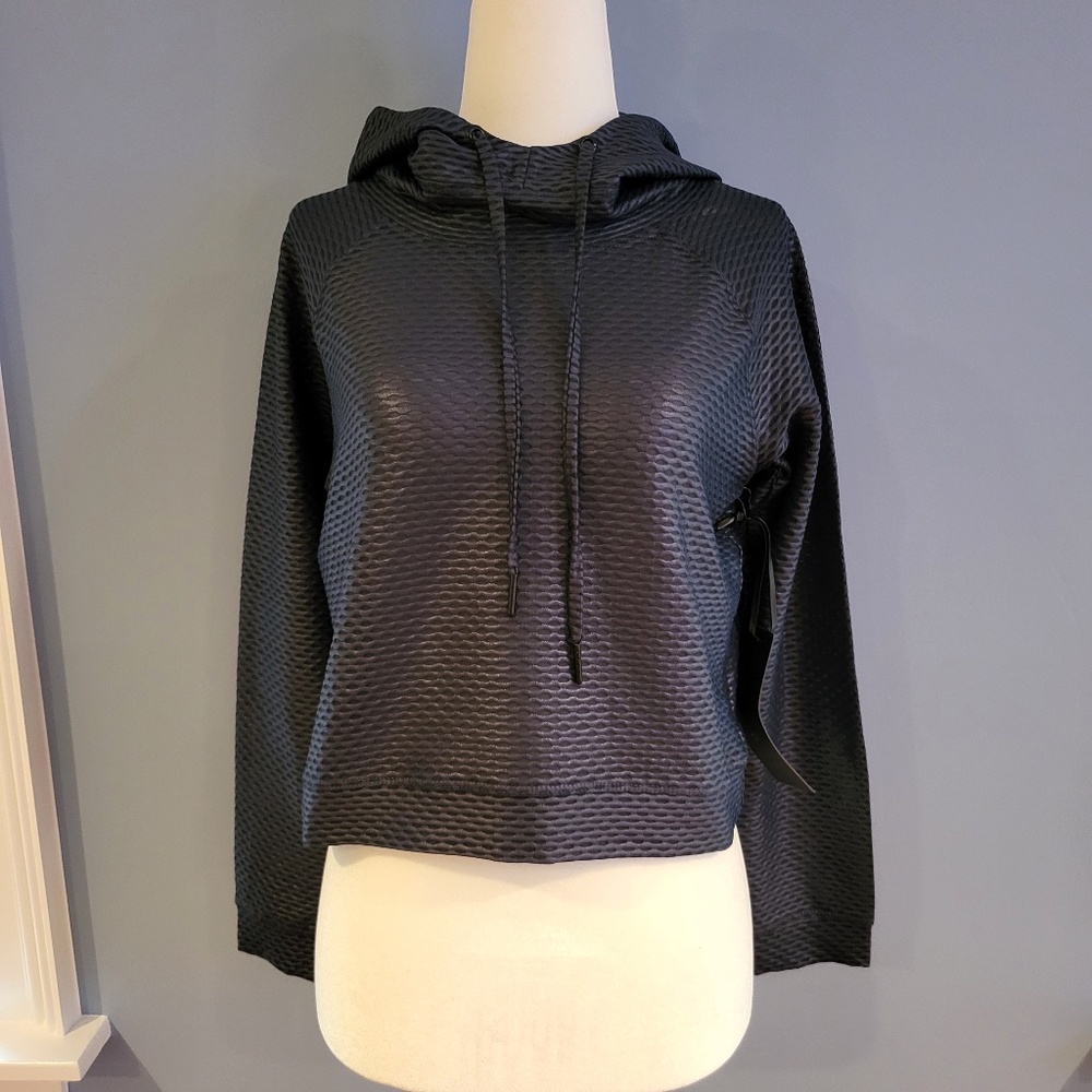 NWT Noli Icon Hoodie Liquid Mesh Navy Size S